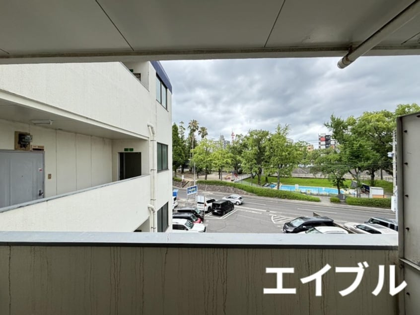 室内からの展望 コーポ田中