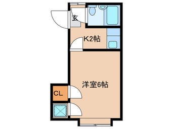 間取図 ひらのコーポ