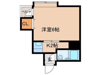 間取図 ひらのコーポ