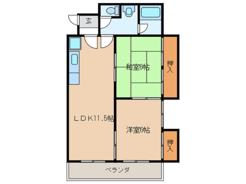 間取図 第三織田ビル