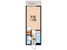 ドエリング前田 1Kの間取り