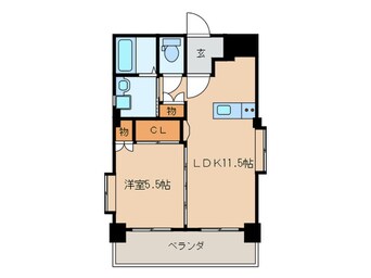 間取図 ヴィラコート戸畑元宮