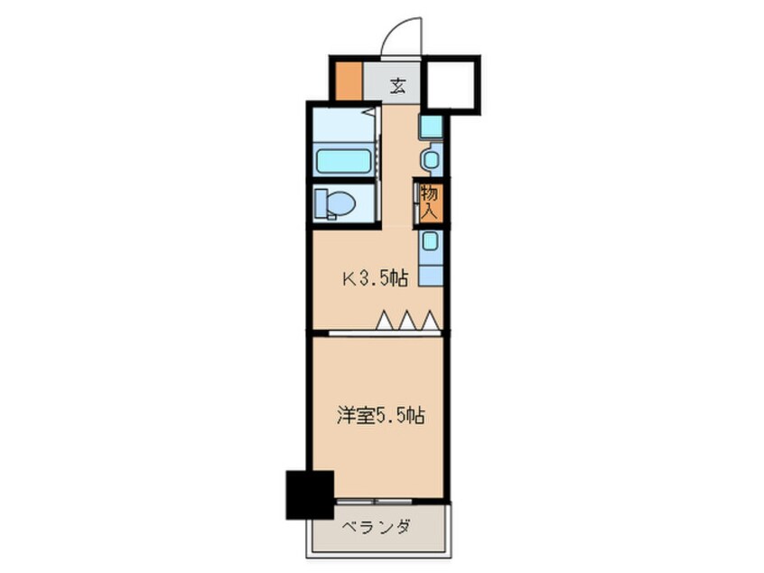 間取図 ヴィラコート戸畑元宮