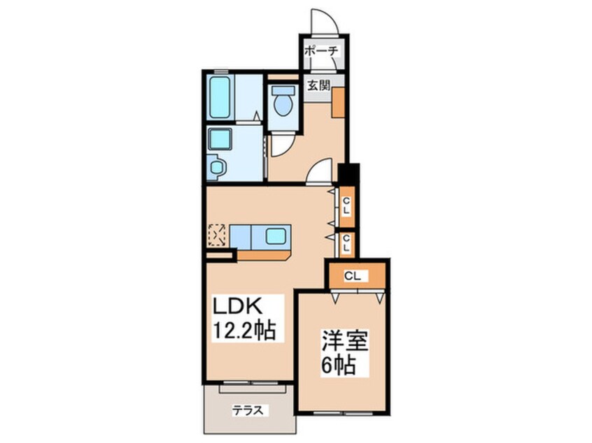 間取図 ビスタ－リア　Ａ