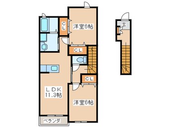 間取図 ビスタ－リア　Ｂ