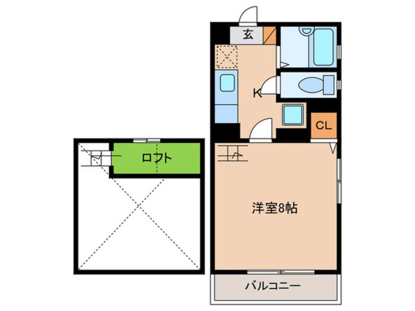 間取図 ピアレス南片江