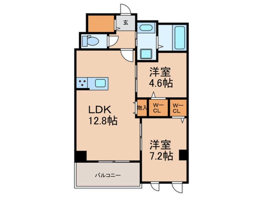 間取図 エルグランド久留米