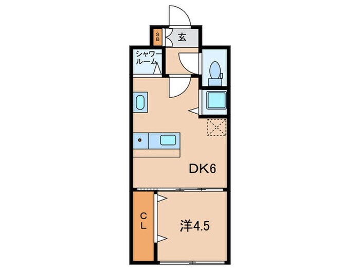 間取り図 Ｌａ　Ｆｅｌｉｚ魚町