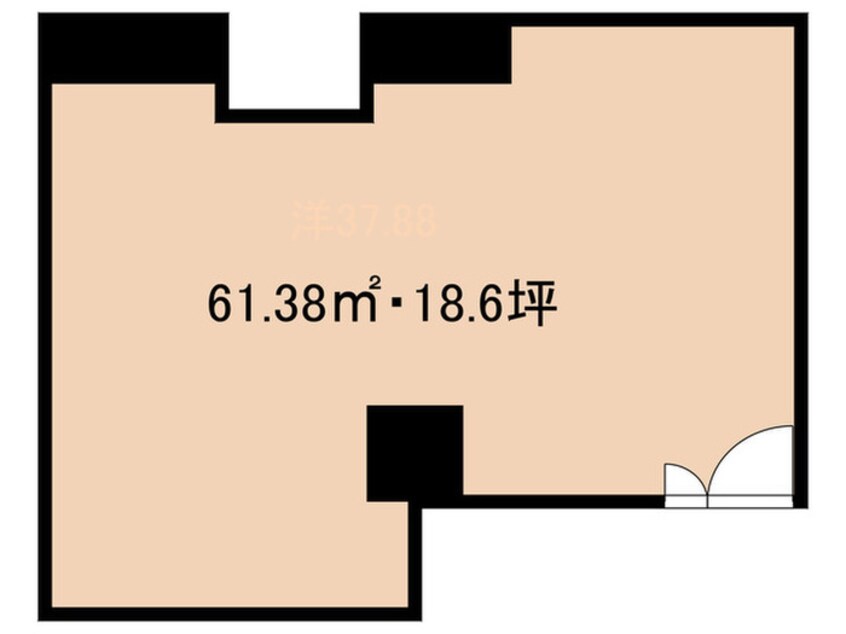 間取図 Ｌａ　Ｆｅｌｉｚ魚町