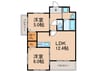 PHOENIX粕屋 2LDKの間取り
