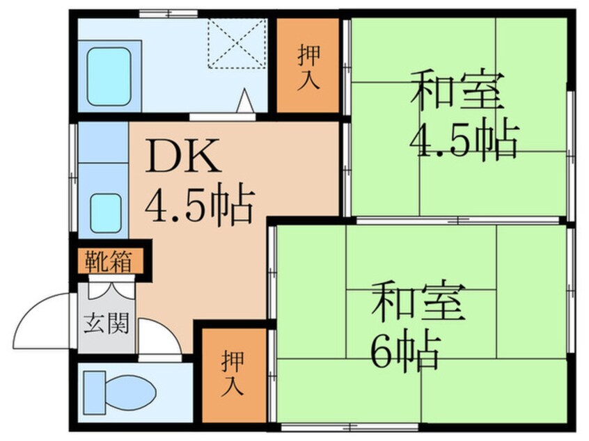 間取図 コーポたかみ