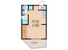 生津ビル 1Rの間取り