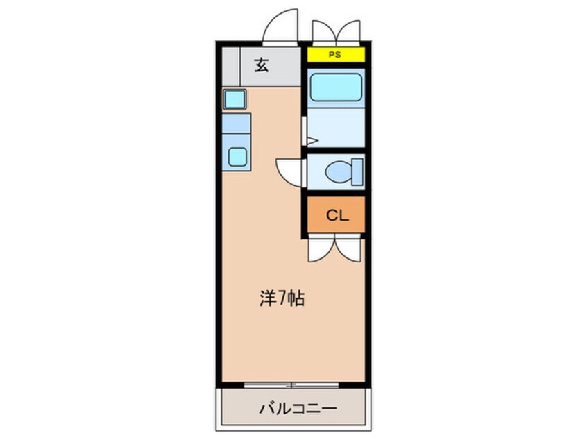 間取図 ウィング多々良