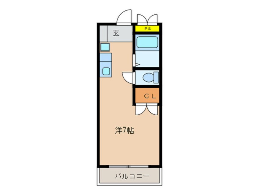 間取図 ウィング多々良