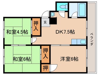 間取図 本梅ビル