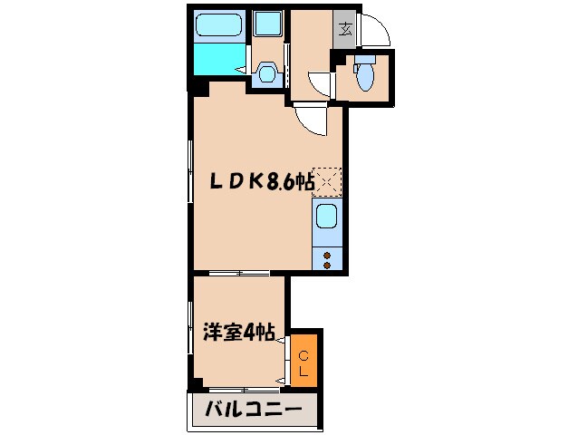 間取り図 ユゥ・ミィ金山駅前　D