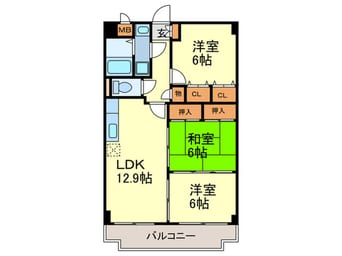 間取図 サンシャイン博多南
