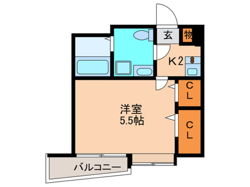 間取図 クレタ県庁前