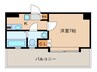 クレタ県庁前 1Kの間取り