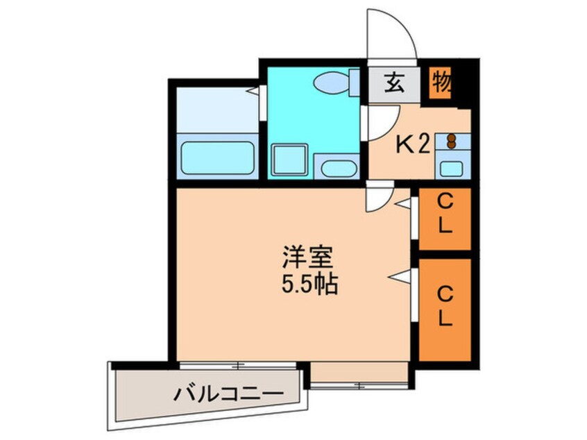 間取図 クレタ県庁前