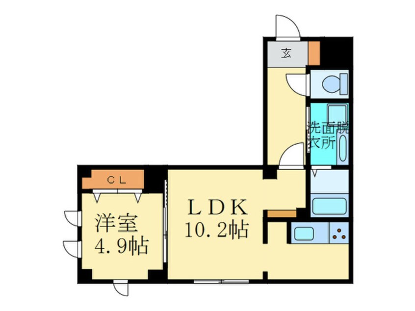 間取図 グローリアＭ・Ｋ