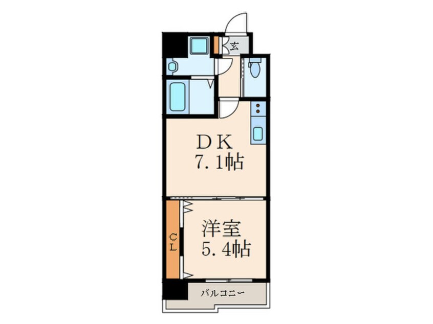 間取図 ザ・レジデンス香春口三萩野駅前