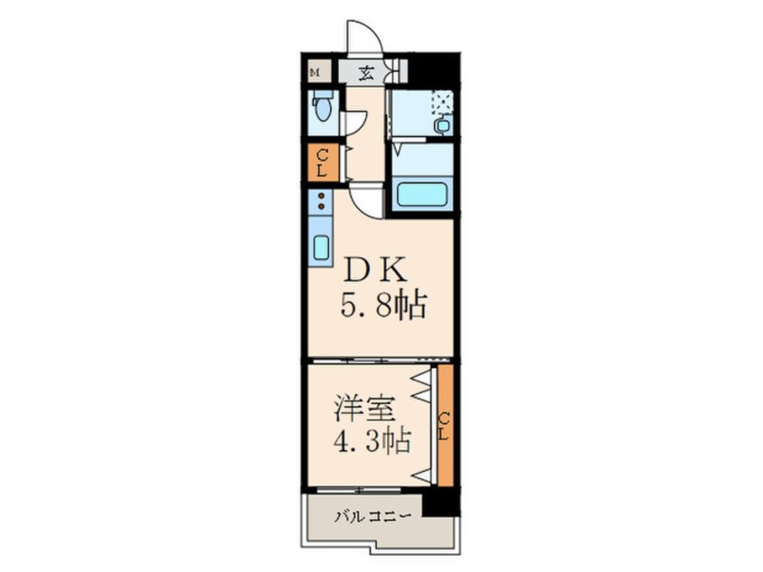 間取図 ザ・レジデンス香春口三萩野駅前