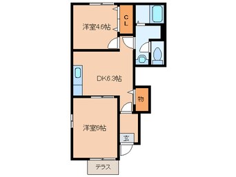 間取図 モンターニュＡ