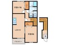 モンターニュＡの間取図