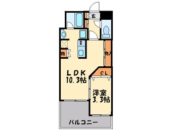 間取図 グランメール博多東