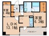 ｴﾝｸﾚｽﾄ博多PREMIER(1107) 2LDKの間取り