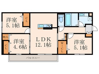 間取図 アヴニール藤松