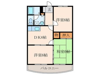 間取図 きぬたロイヤルハイツ