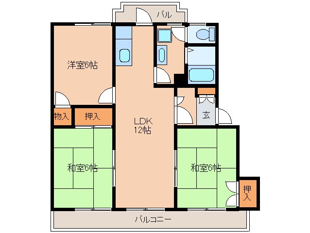 間取り図 クレール