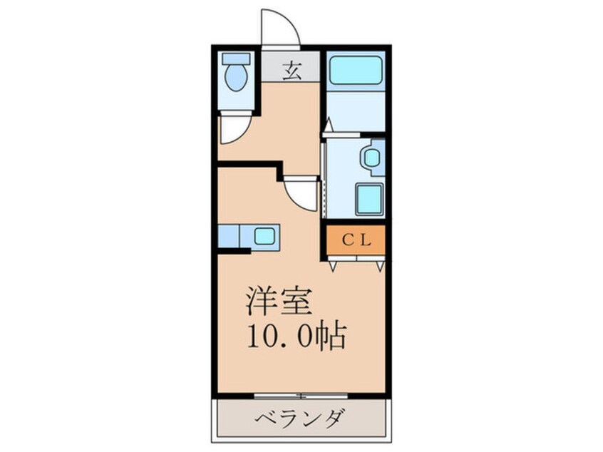 間取図 ライフステージ新町E棟