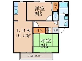 間取図 パナハイツ葛原