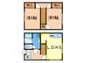 メゾネット１４ 2LDKの間取り