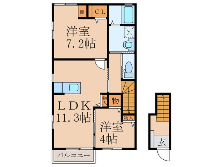 間取図 アヴニール