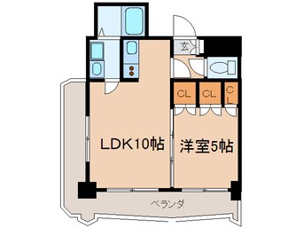 間取図 ロイヤルセンタ－ＢＬＤ ８０