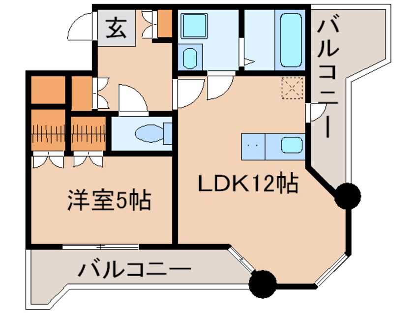 間取図 ロイヤルセンタ－ＢＬＤ ８０