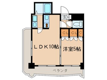 間取図 ロイヤルセンタ－ＢＬＤ ８０