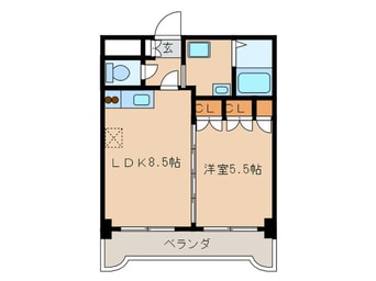 間取図 ロイヤルセンタ－ＢＬＤ ８０