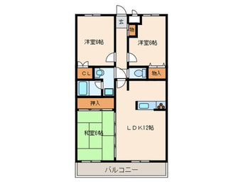 間取図 エミネント西新