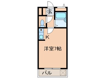 間取図 プレアール紫