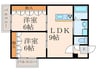 ベルリ－フＭＯＺＵ 2LDKの間取り