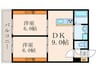 ベルリ－フＭＯＺＵ 2DKの間取り