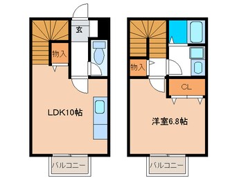 間取図 リ－スランド富士見Ⅱ Ｂ棟