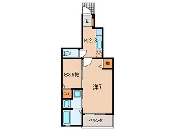 間取図 小文字ヒルⅠ