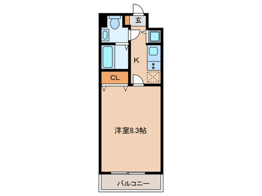 間取図 アール六本松駅前