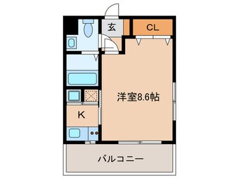 間取図 アール六本松駅前